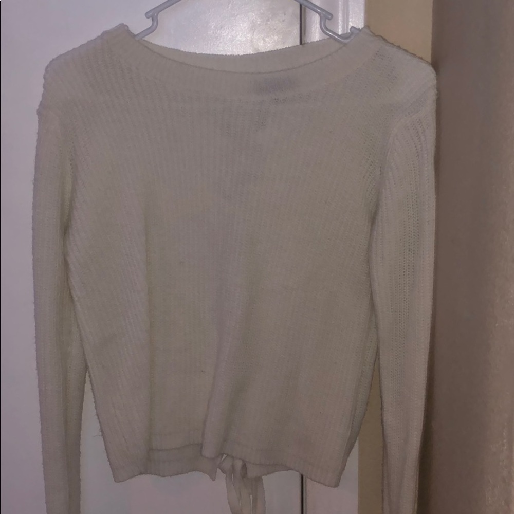 Sweater With Open Back